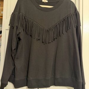 a.n.a Classic Black Pullover